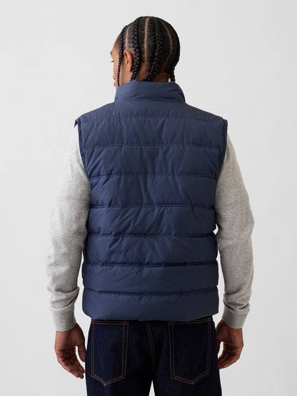 Lacivert Relaxed Puffer Şişme Yelek