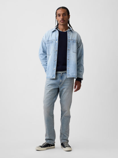 Açık Mavi Straight Jean Pantolon