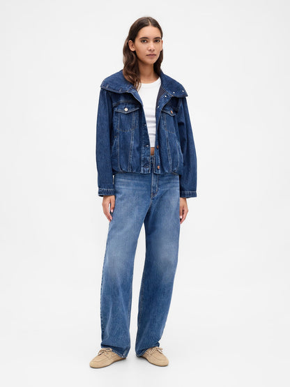 Mavi Denim Oversized Bubble Ceket