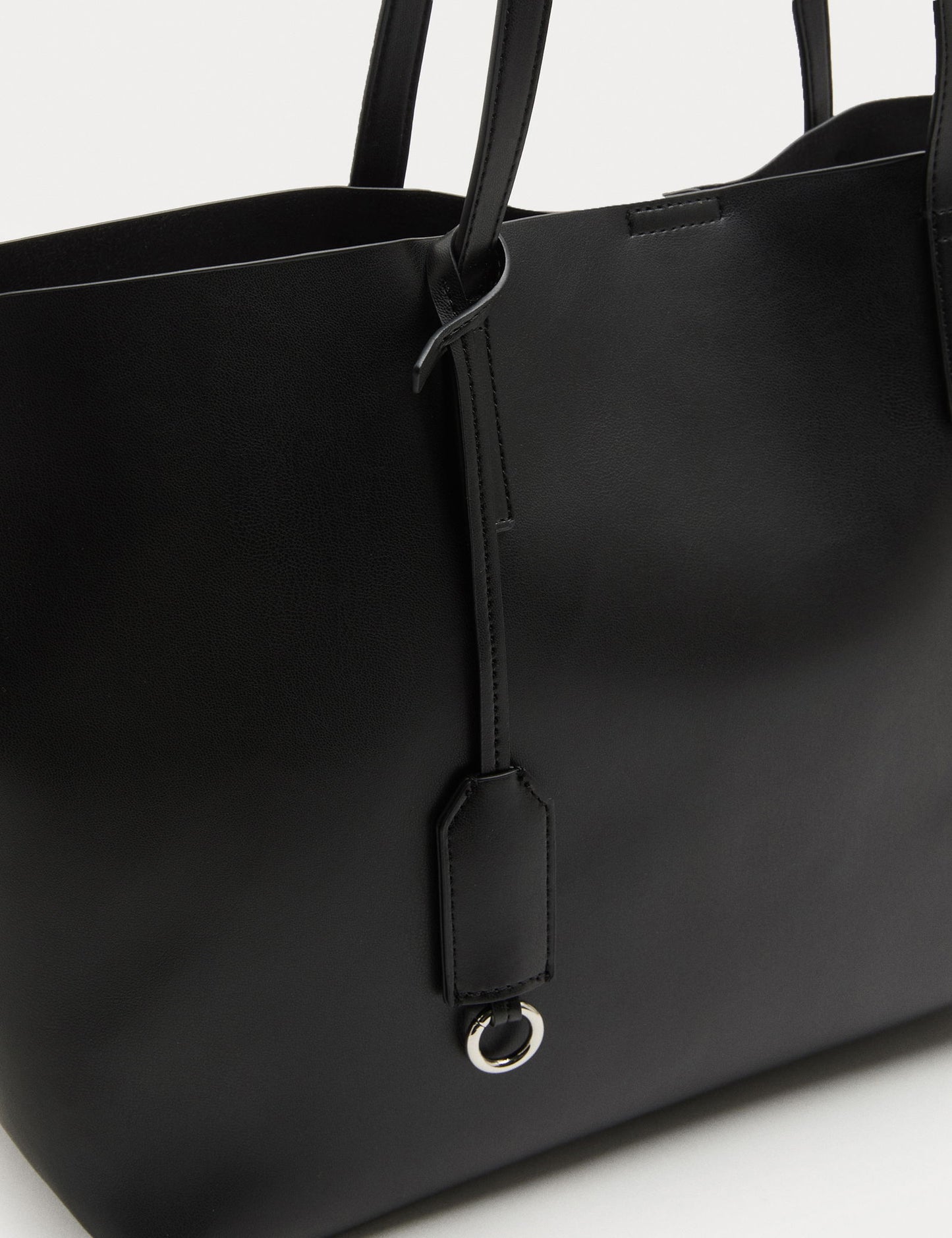 Suni Deri Shopper Çanta