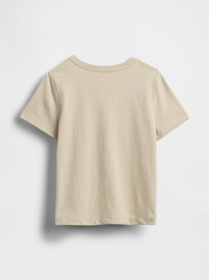 Bej Mix & Match Grafik T-shirt