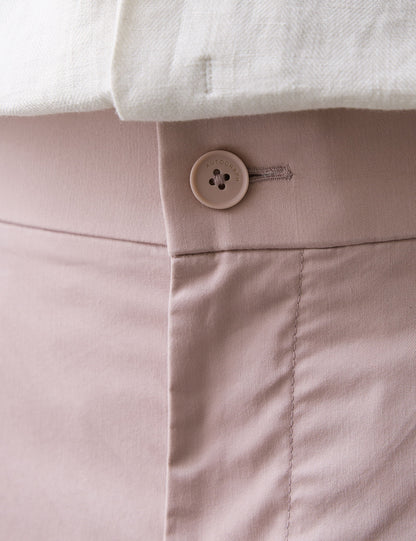Pamuk Karışımlı Regular Fit Lightweight Chino Şort