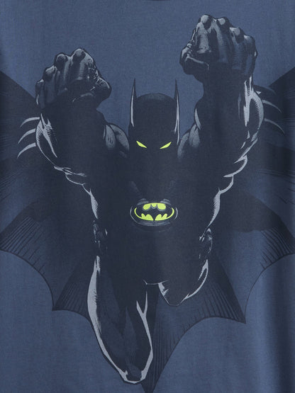 Koyu Mavi Dc™ Batman Grafik Baskılı T-shirt