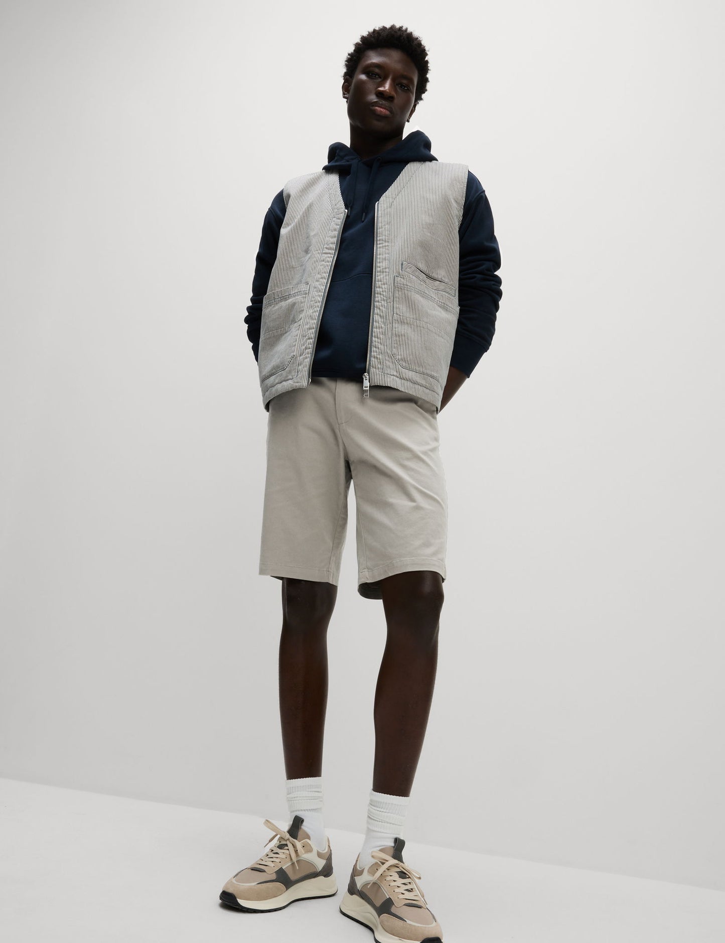 Regular Fit Streç Chino Şort