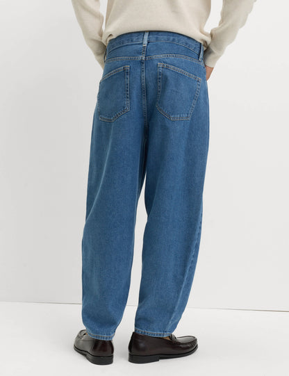Pamuklu Barrel Leg Jean