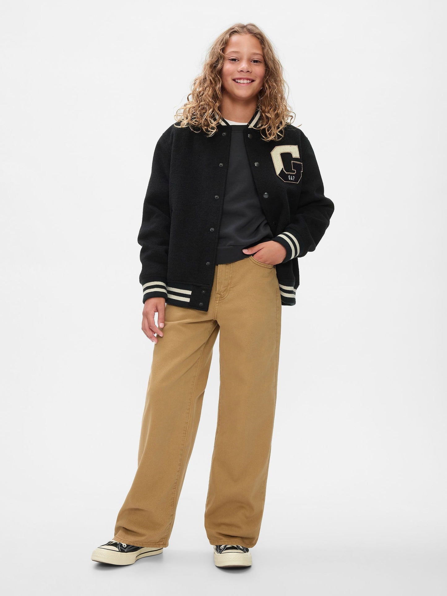 Kahverengi Baggy Jean Pantolon