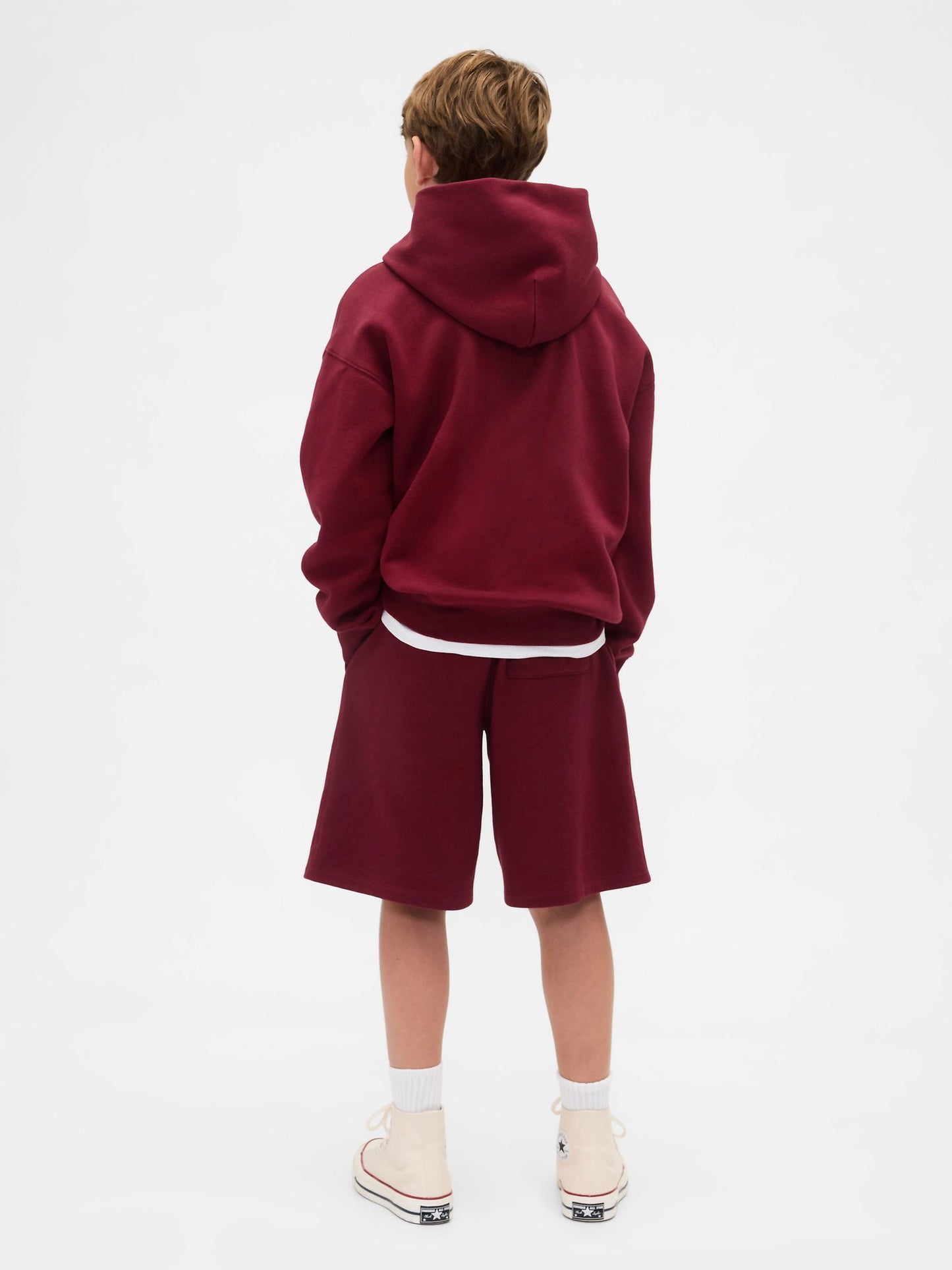 Bordo Vintagesoft Gap Logo Sweatshirt
