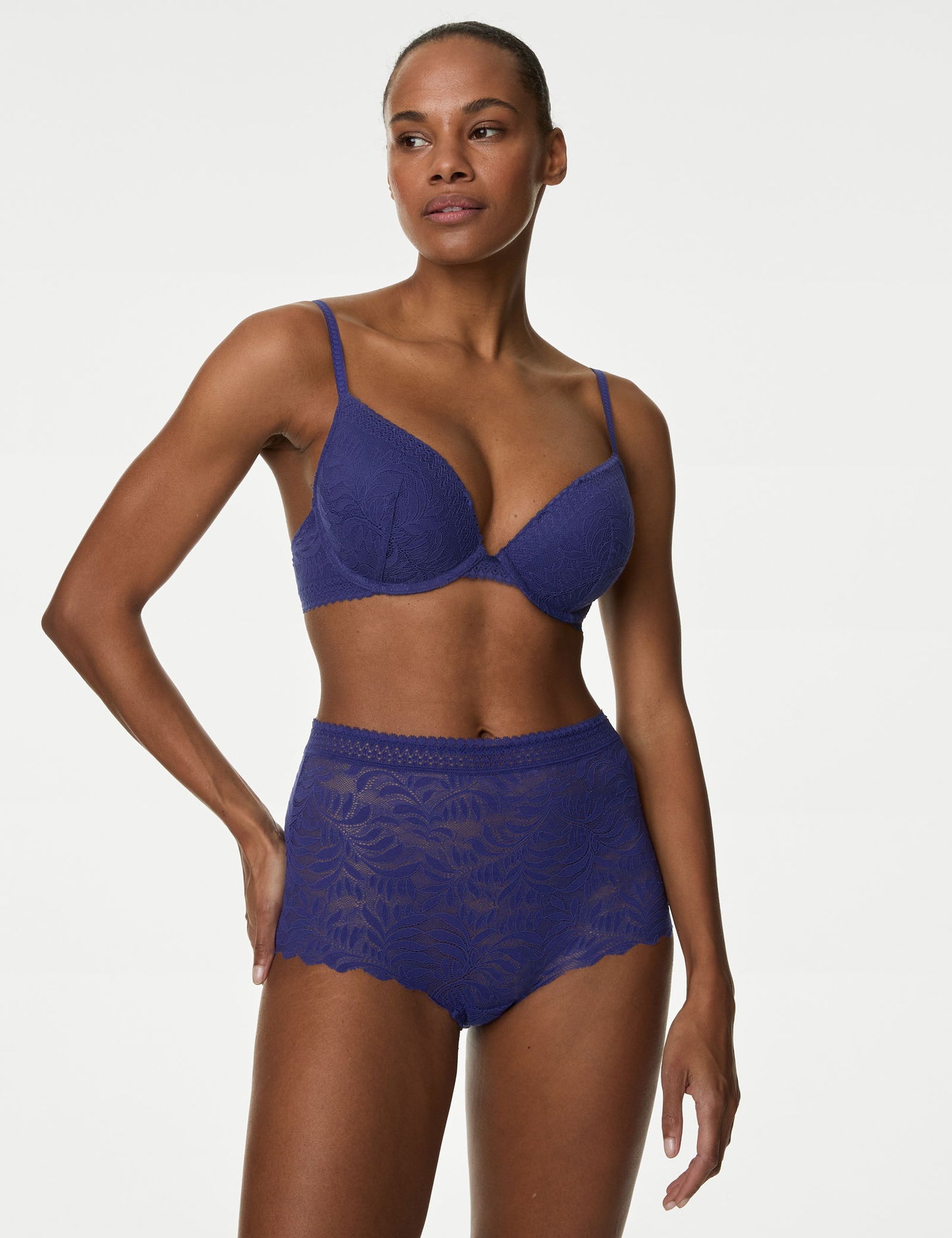 3'lü Flexifit:trade_mark: Dantel Full Brief Külot Seti