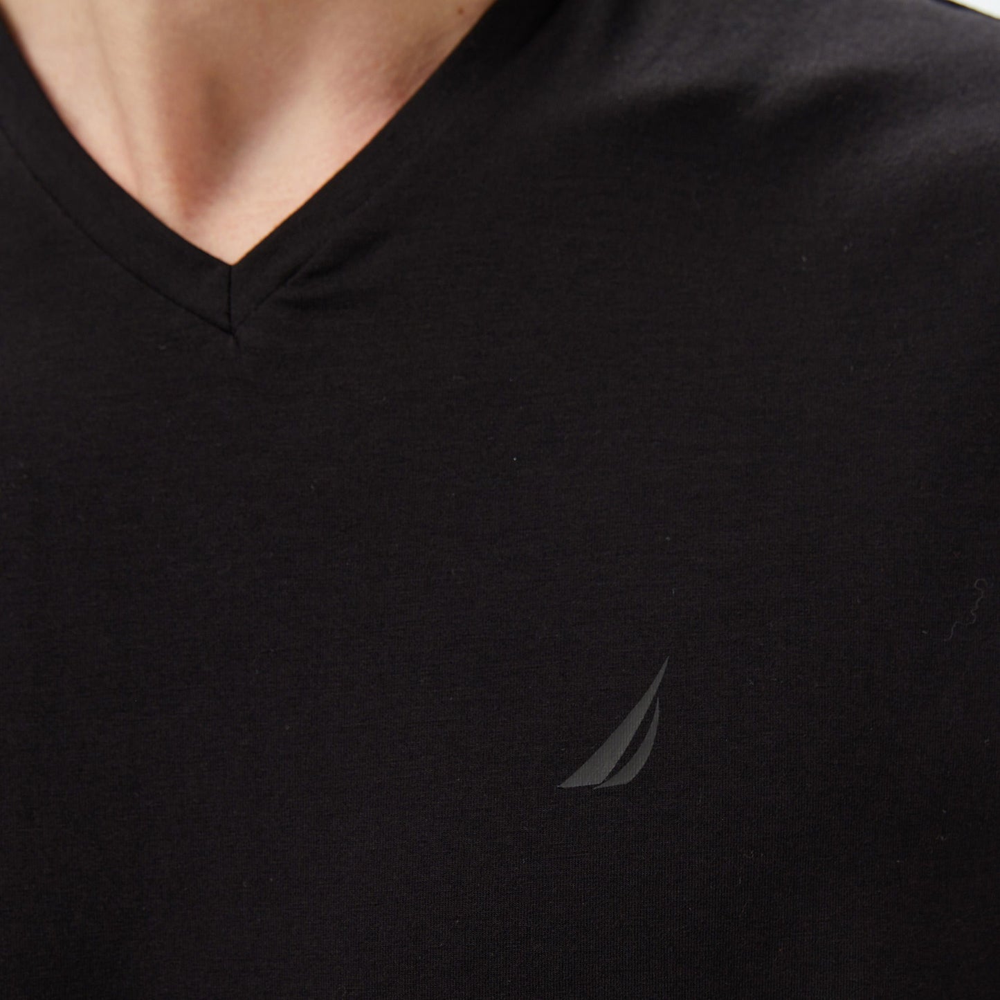 Nautica Erkek Siyah Regular Fit T-shirt