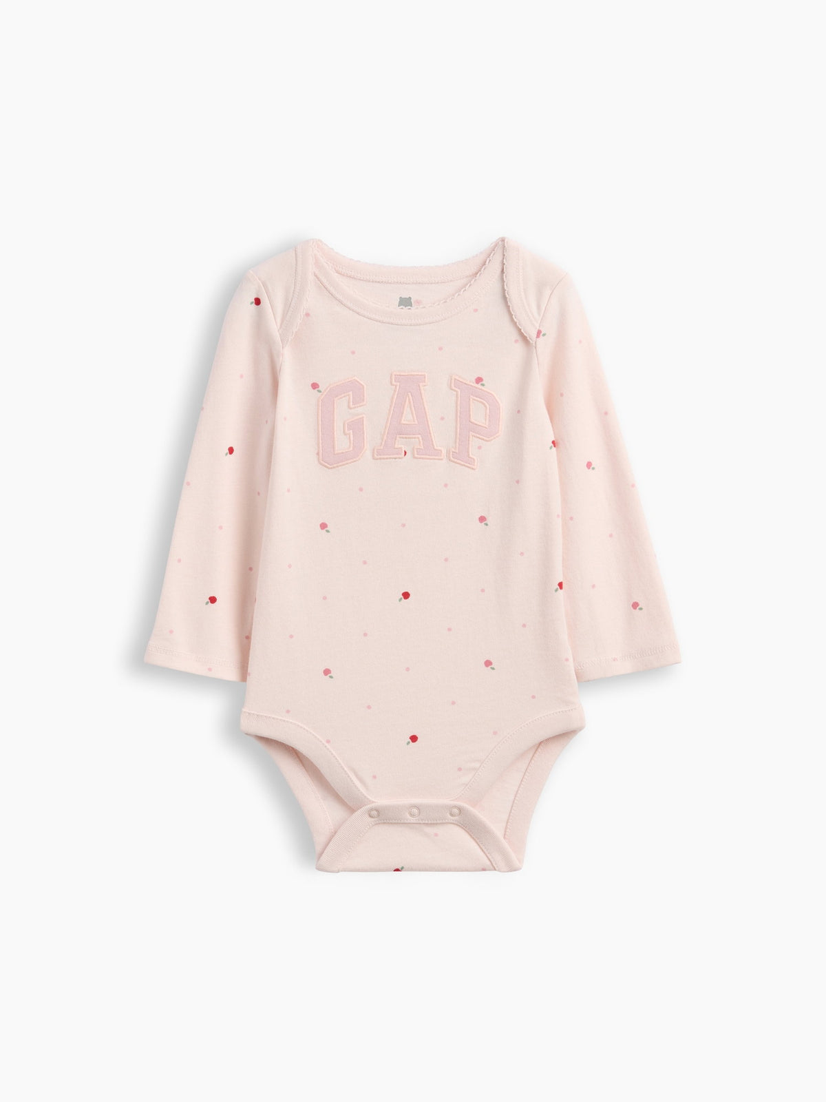 Kırık Beyaz Organik Pamuk Grafik Baskılı Bodysuit