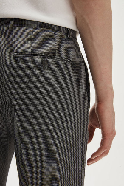 Tween Slim Fit Antrasit Mikro Desen Kumaş Pantolon