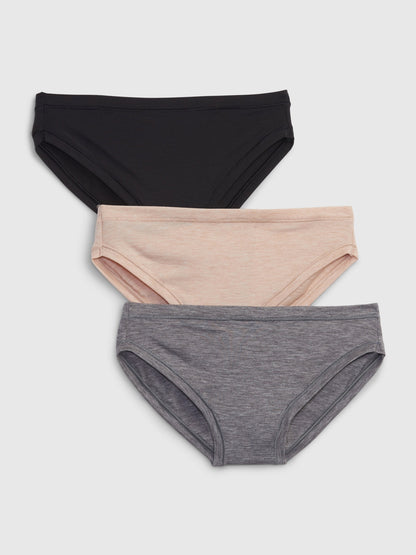 Siyah Breathe Bikini Külot (3'lü)