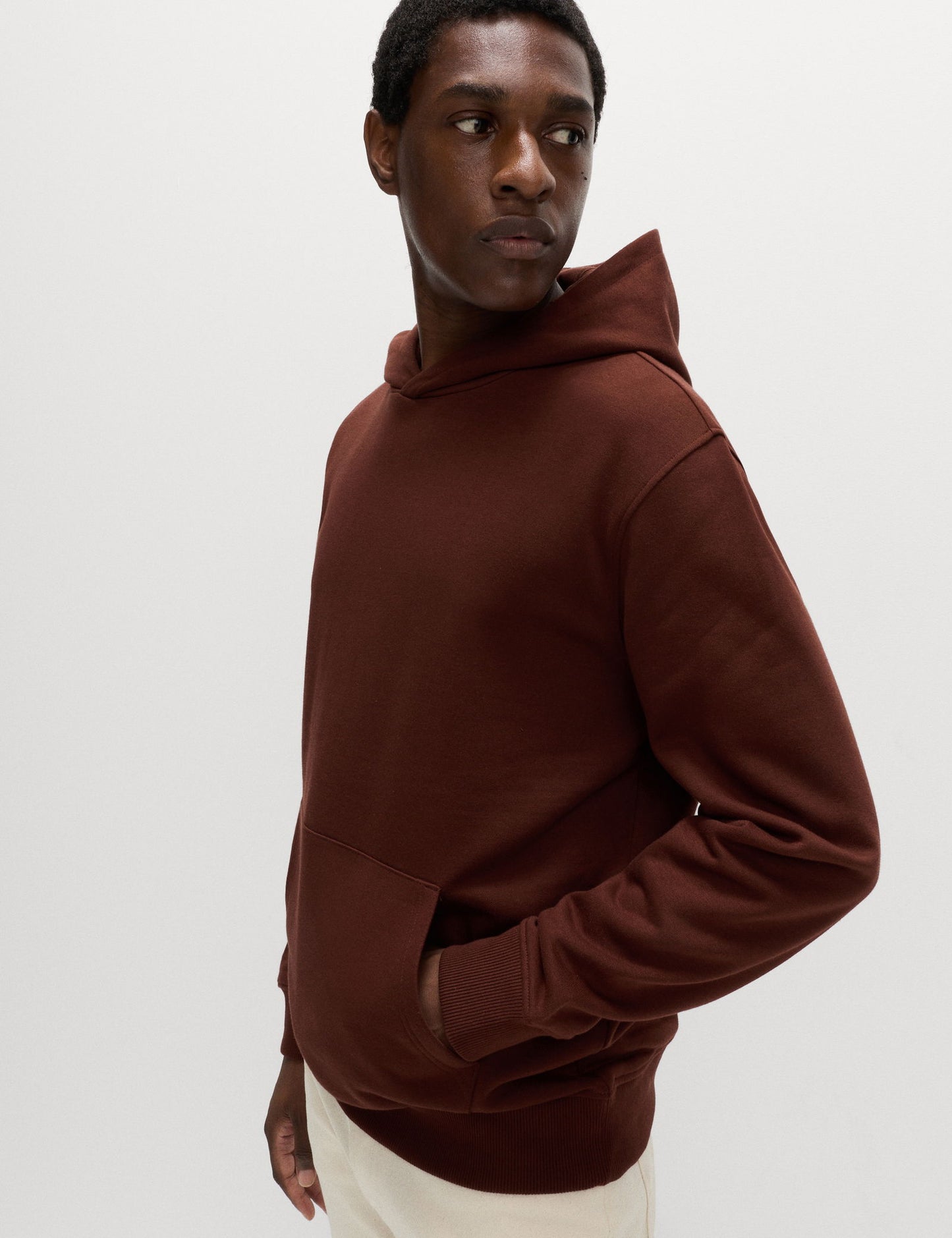 Pamuk Karışımlı Kapüşonlu Sweatshirt
