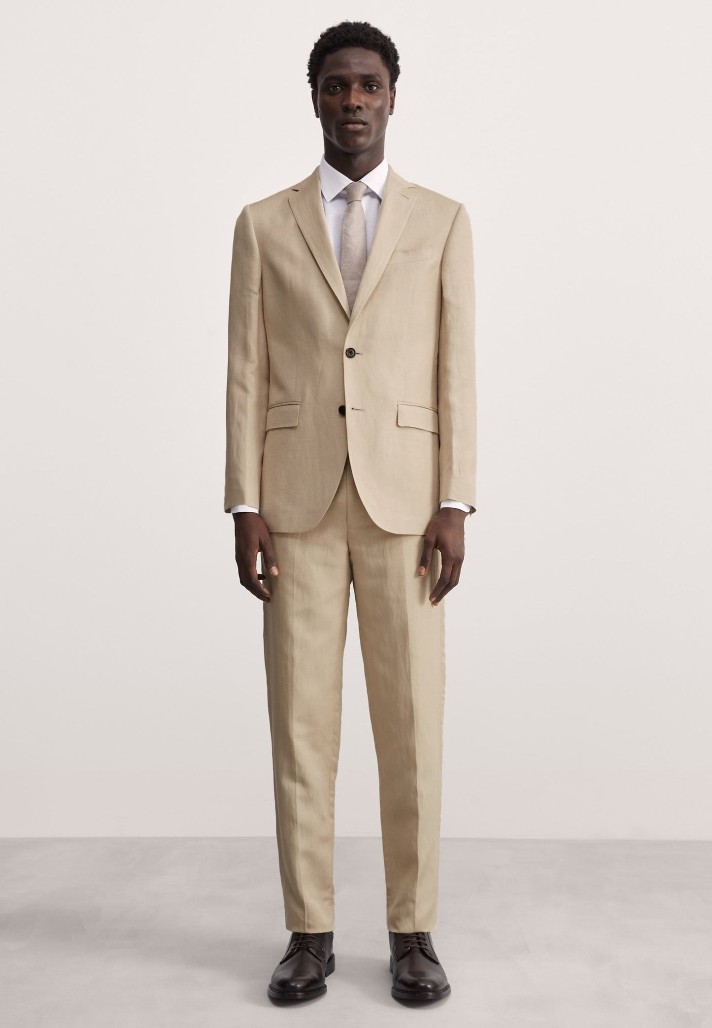 Tailored Fit Keten Ipek Pantolon