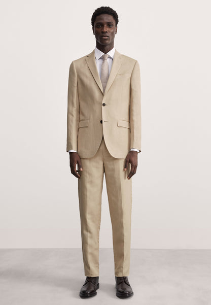 Tailored Fit Keten Ipek Pantolon