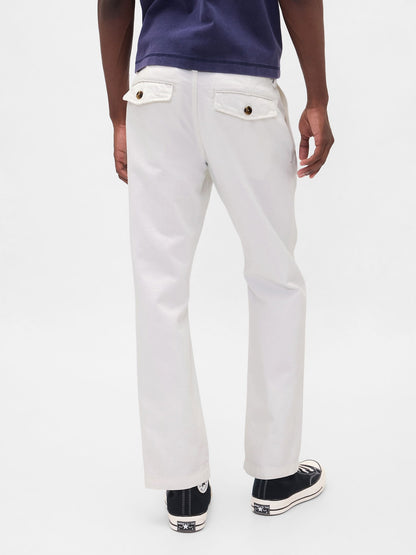 Beyaz Relaxed Straight Pantolon Jean