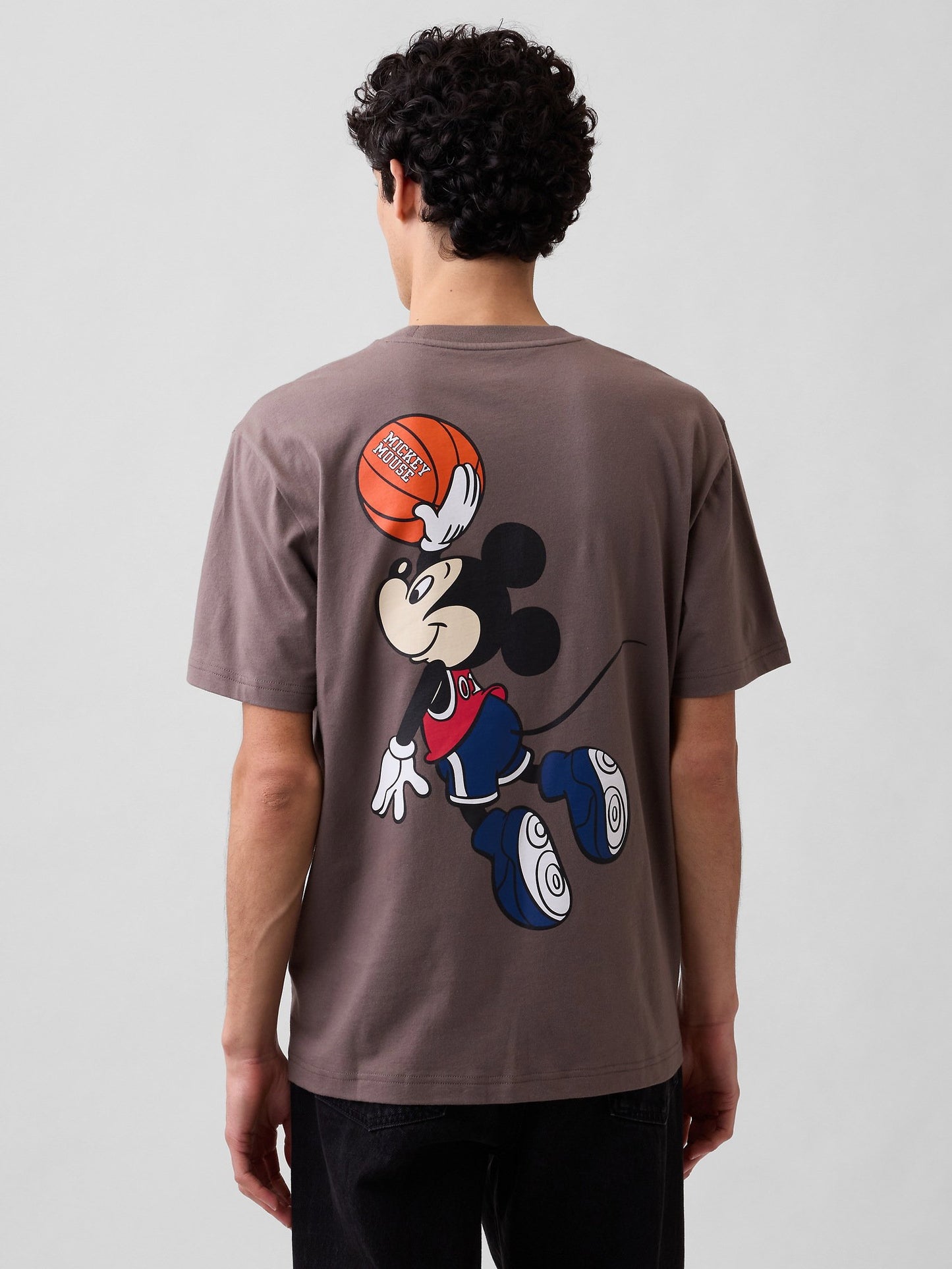 Kahverengi Disney Everyday Soft Relaxed Grafik Baskılı T-shirt