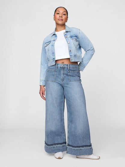 Mavi Mid Rise Ultrasoft Baggy Jean Pantolon