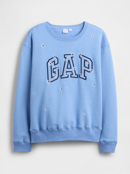 Açık Mavi Gap Logo Sweatshirt