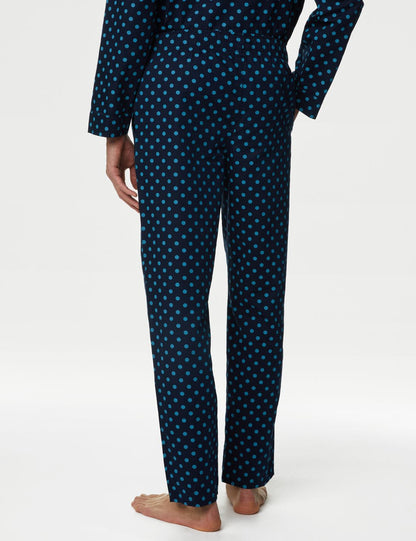 Regular Fit Desenli Pijama Altı