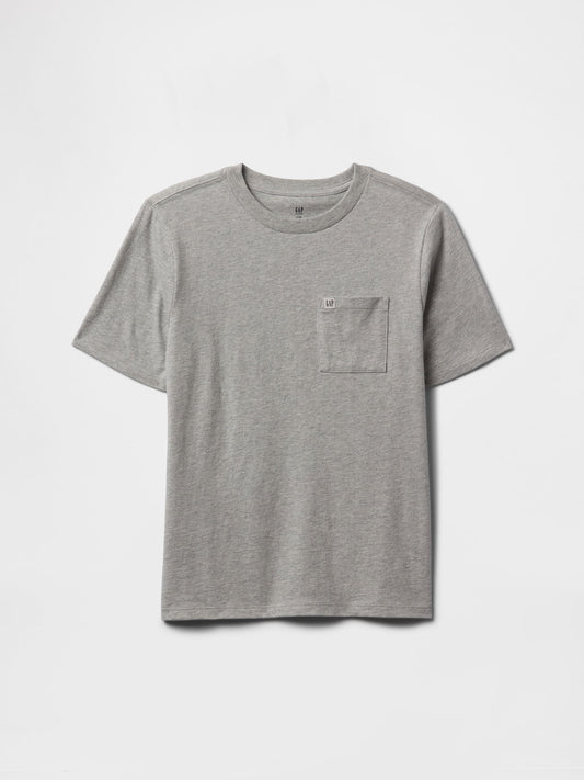 Gri Gap Logo Cepli T-Shirt