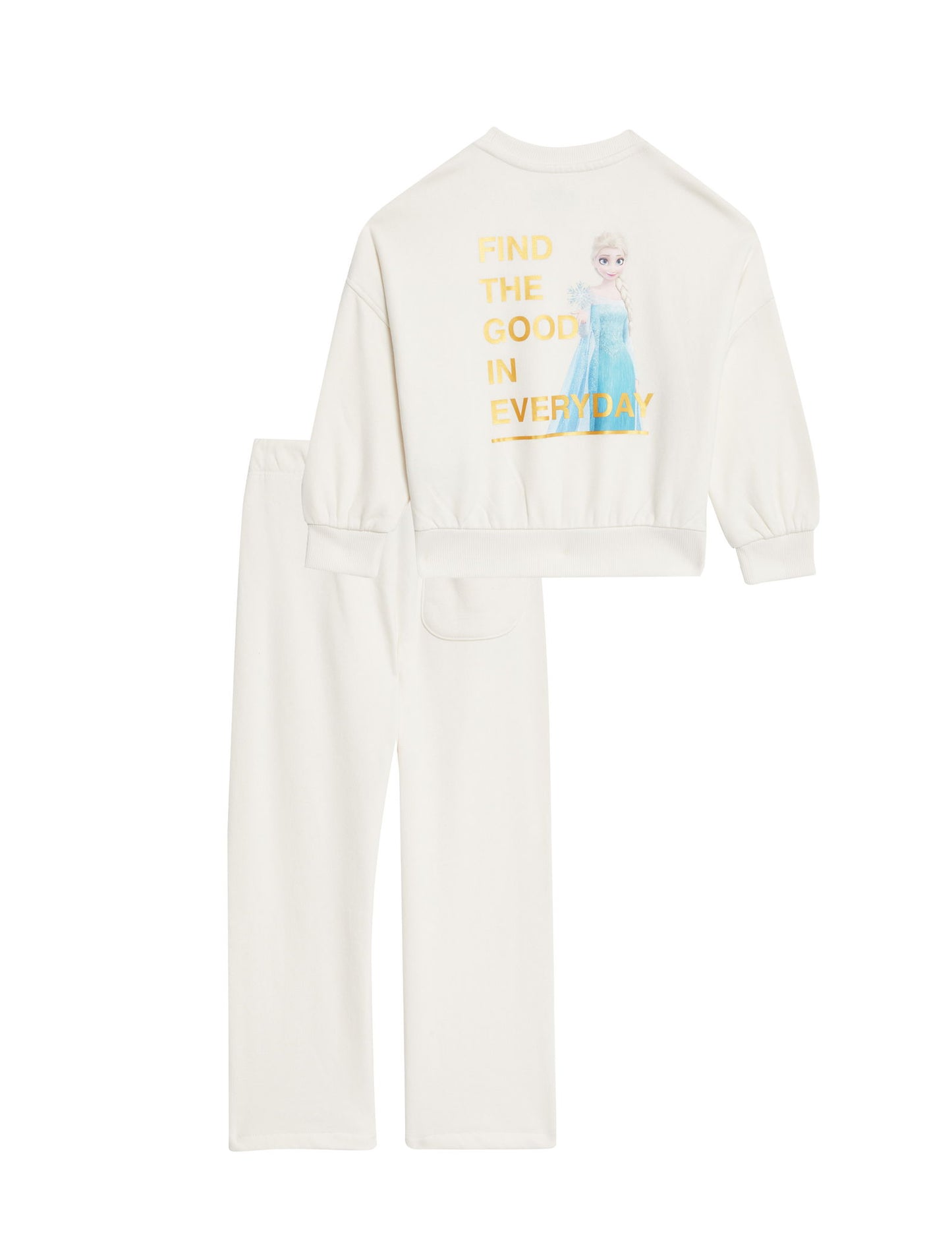 2 Parça Pamuklu Frozen:trade_mark: Jogger Ve T-shirt (2-8 Yaş)