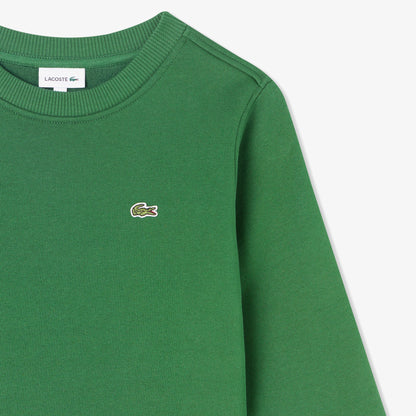 Lacoste Çocuk Bisiklet Yaka Yeşil Sweatshirt