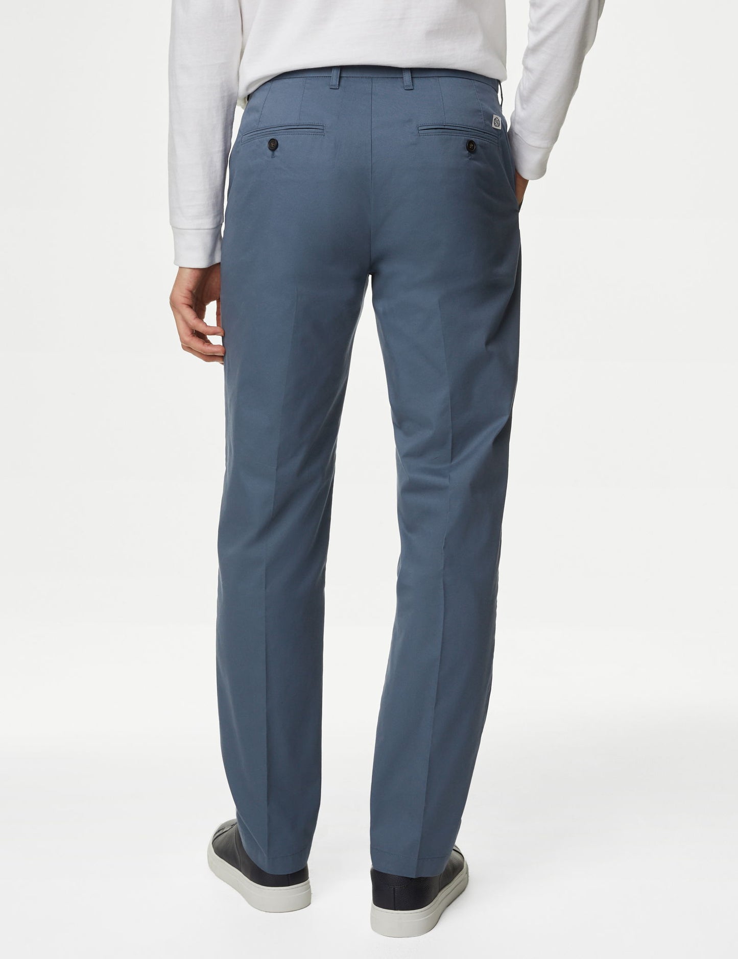 Regular Fit Hafif Dokulu Chino Pantolon