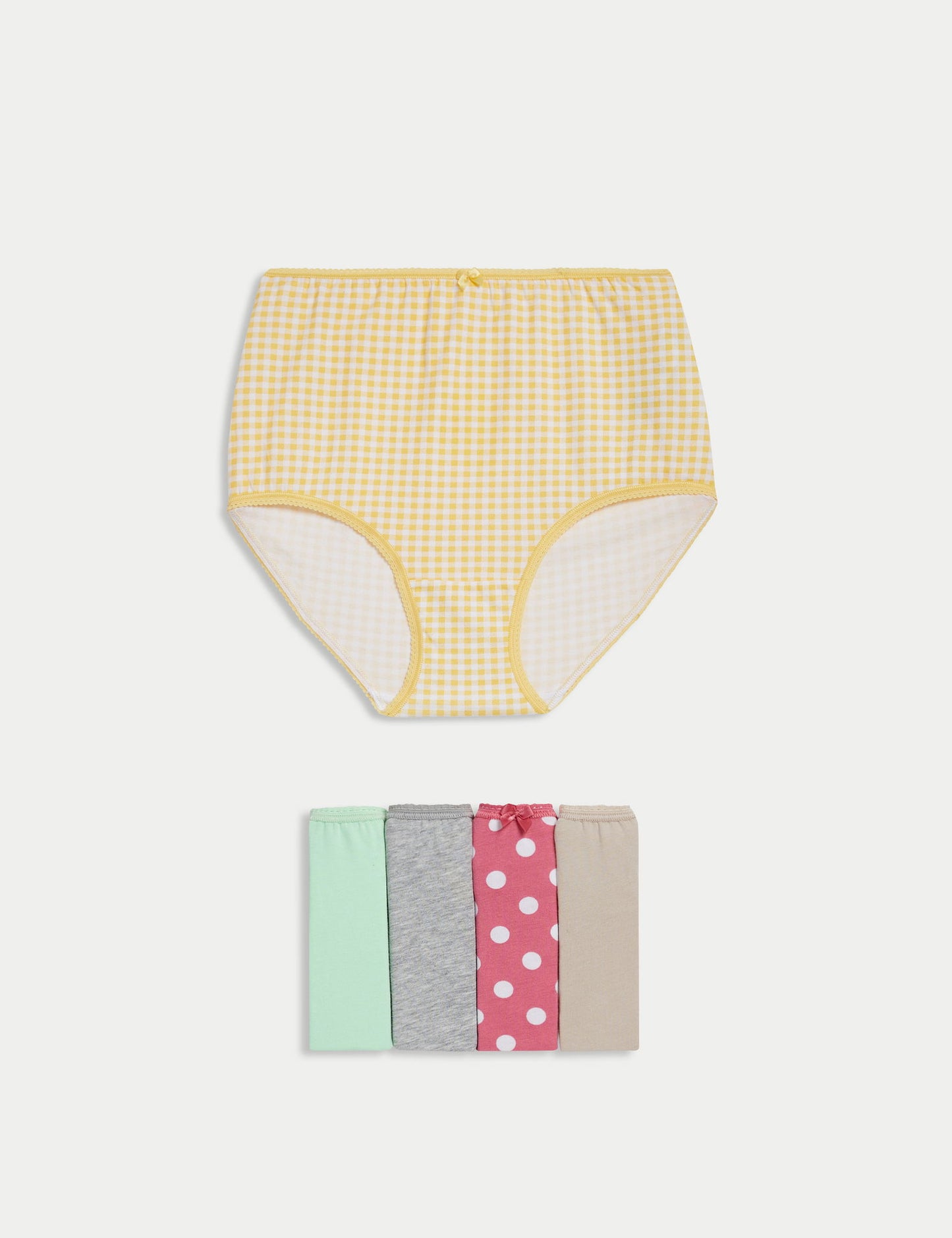 5'li Cotton Lycra Full Brief Külot Seti