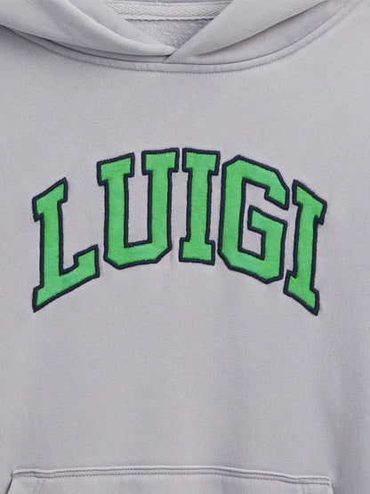 Gri Süper Mario Vintagesoft Sweatshirt