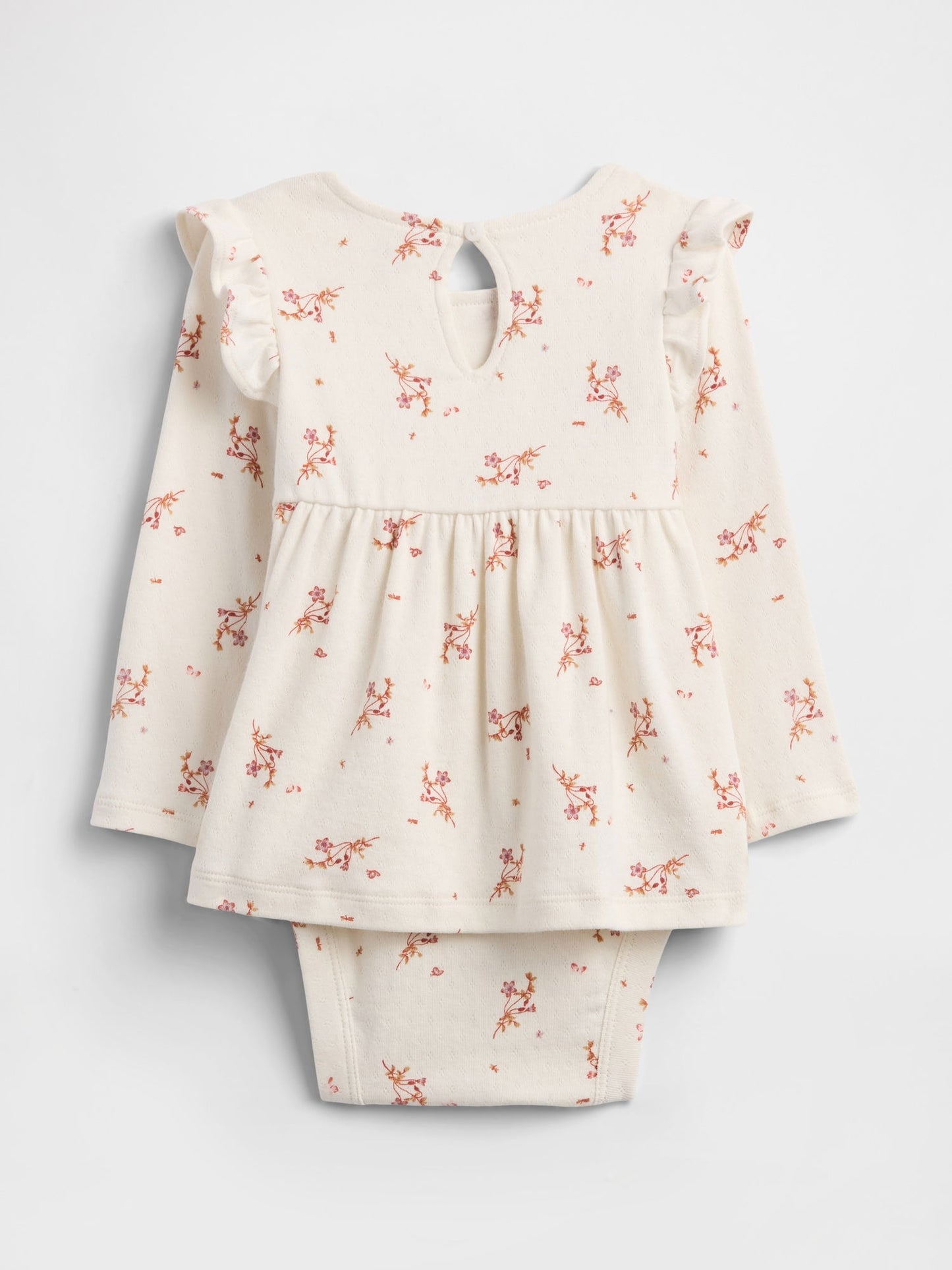 Krem Pointelle Two-piece Outfit Set