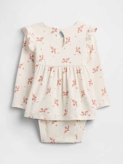 Krem Pointelle Two-piece Outfit Set