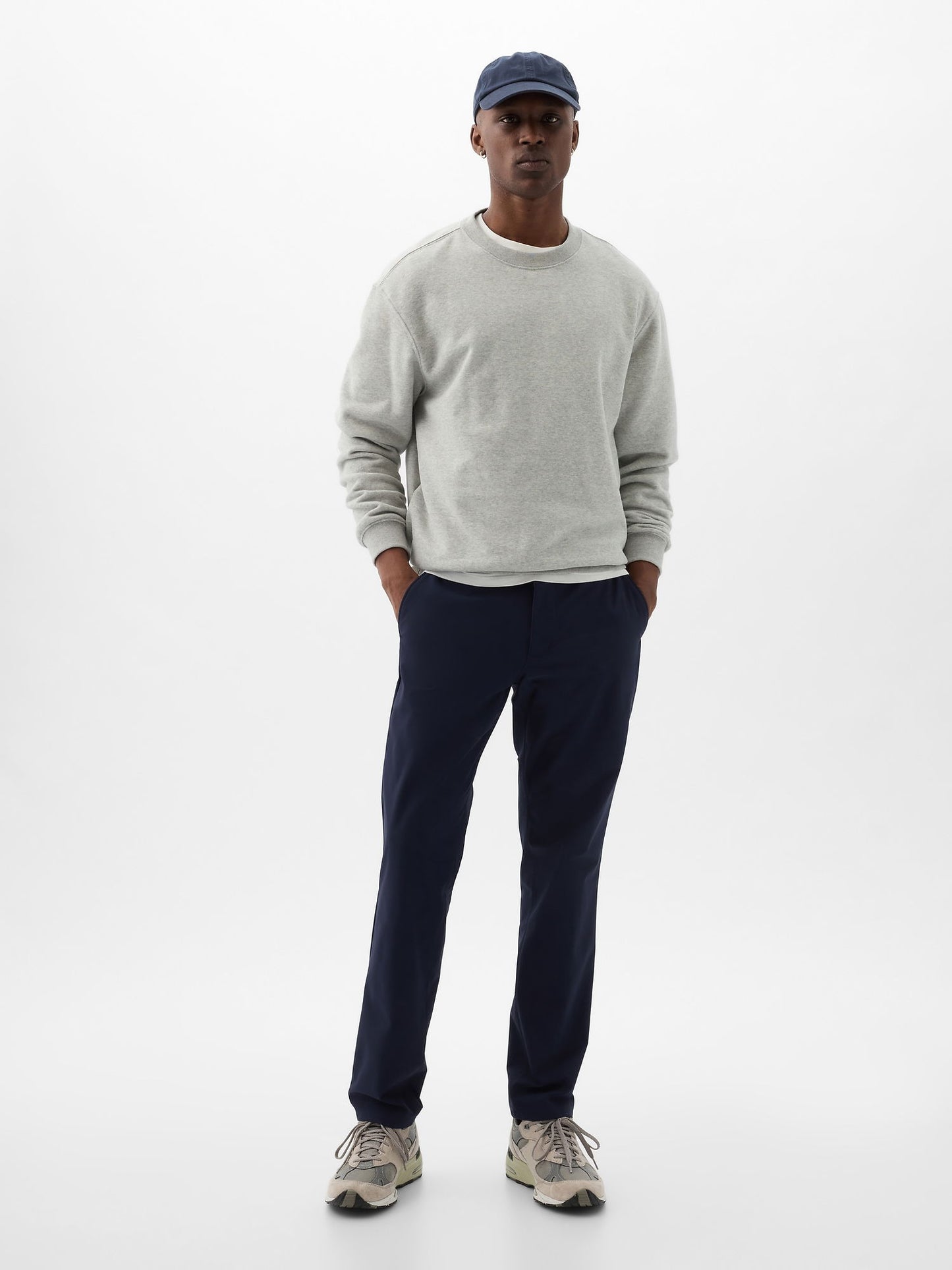 Lacivert Slim Fit Modern Khaki Pantolon