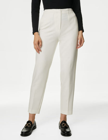 Yüksek Bel Tapered Fit Pantolon