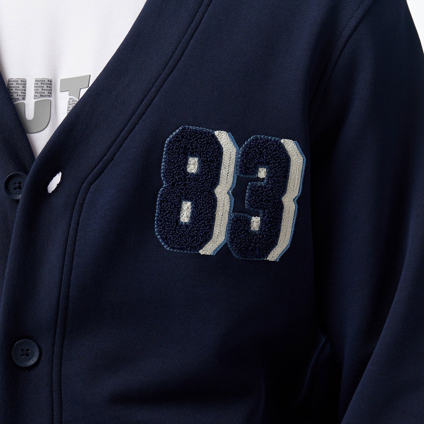 Nautica Erkek Lacivert Regular Fit V Yaka Sweatshirt