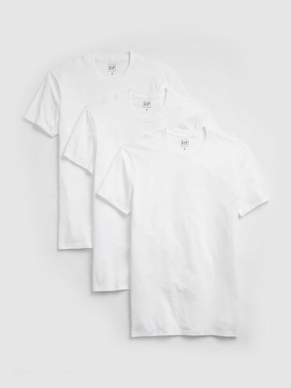 Siyah Bisiklet Yaka T-shirt Set (3'lü)