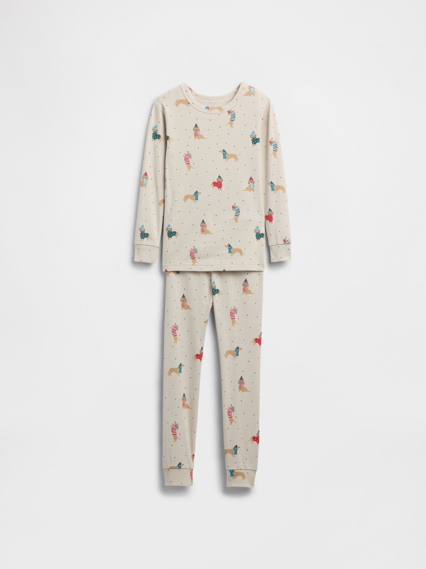 Gri %100 Organik Pamuk Pijama Takımı