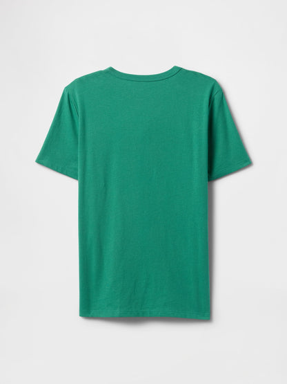 Yeşil Gap Logo T-shirt