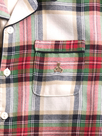 Yeşil Kids Geri Dönüştürülmüş Flannel Pijama Takımı