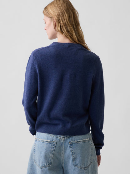 Mavi Cashsoft Crop Hırka
