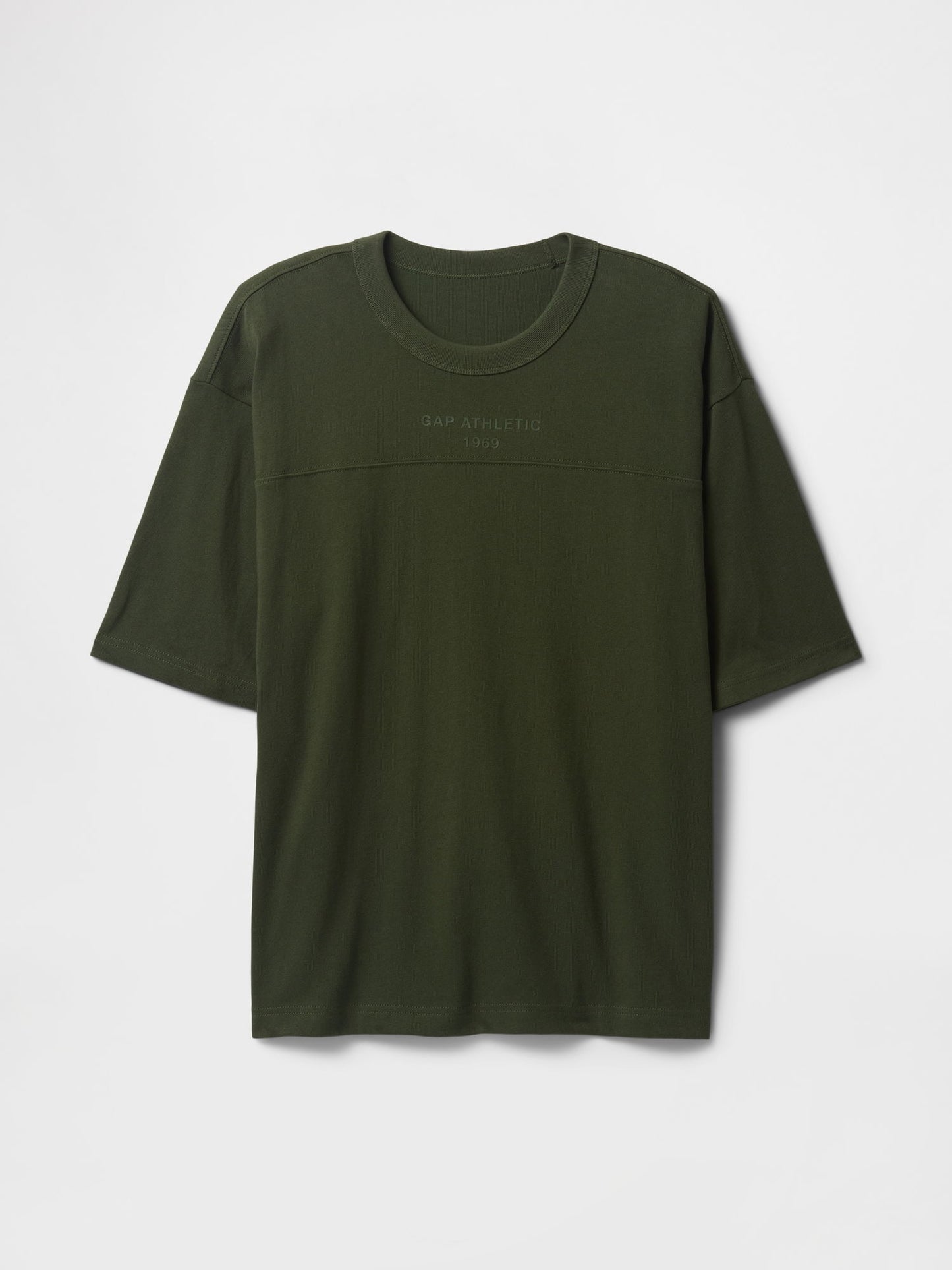 Haki Oversized Athletic Logo T-shirt