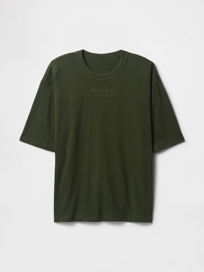 Haki Oversized Athletic Logo T-shirt