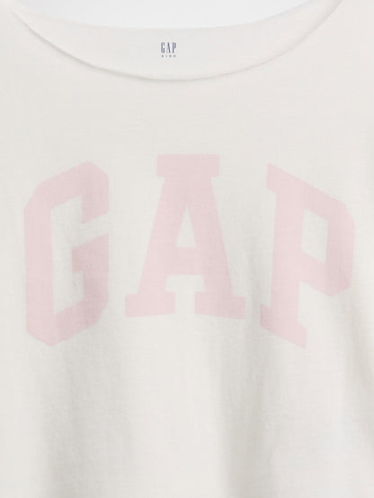Beyaz Oversized Wide-neck T-shirt