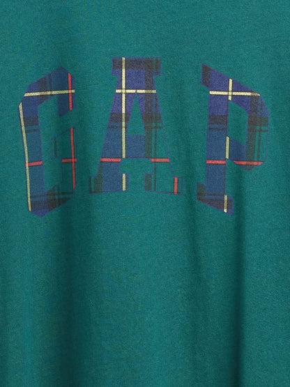 Yeşil Favorite Gap Logo T-shirt