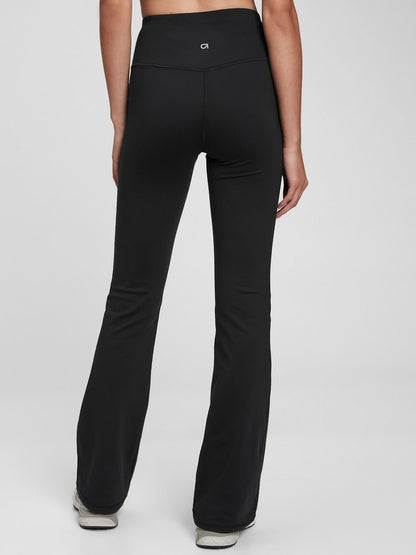 Siyah Gapfit Sky High Rise Flare Legging Tayt