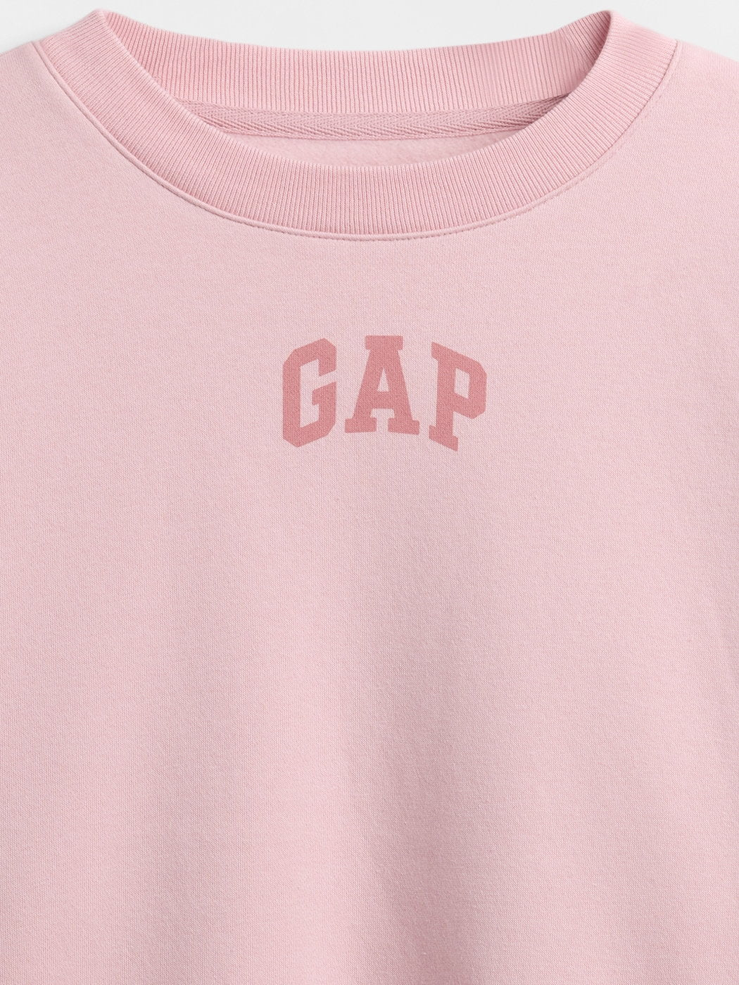 Açık Pembe Vintagesoft Oversized Logo Sweatshirt