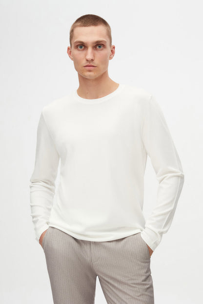 Tween Slim Fit Ekru Rayon Kazak