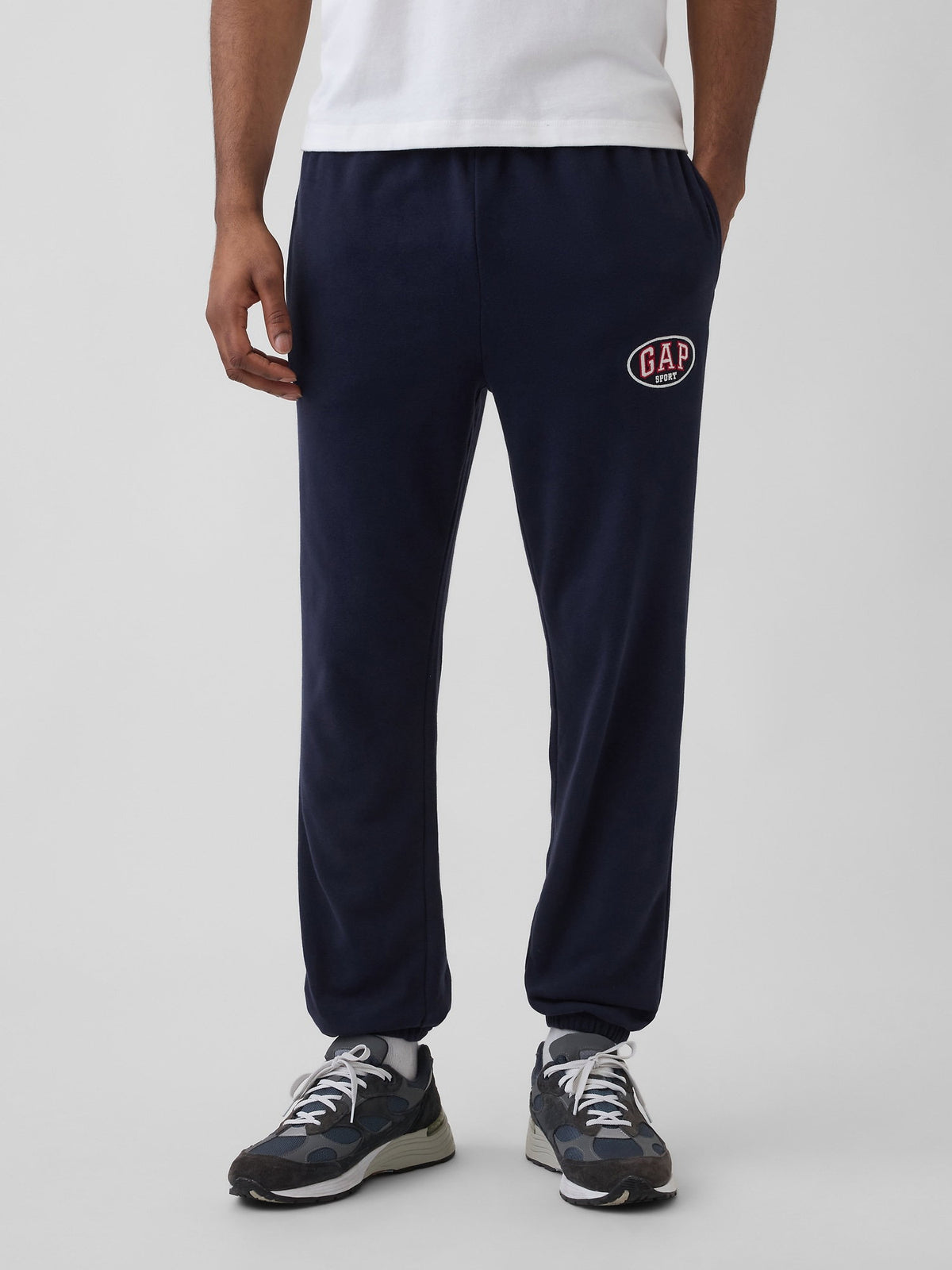 Lacivert Vintagesoft Terry Gap Logo Relaxed Jogger Eşofman Altı