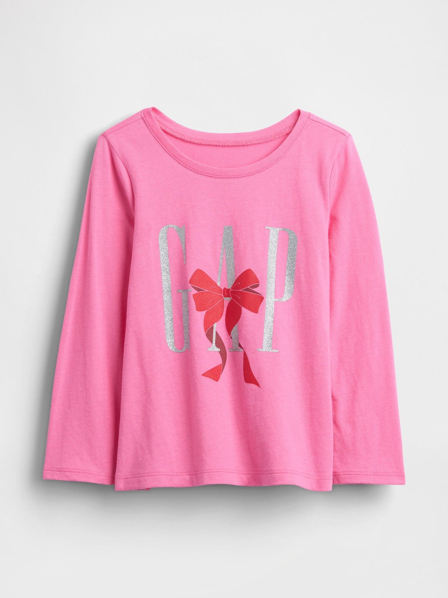 Koyu Pembe Gap Logo T-shirt
