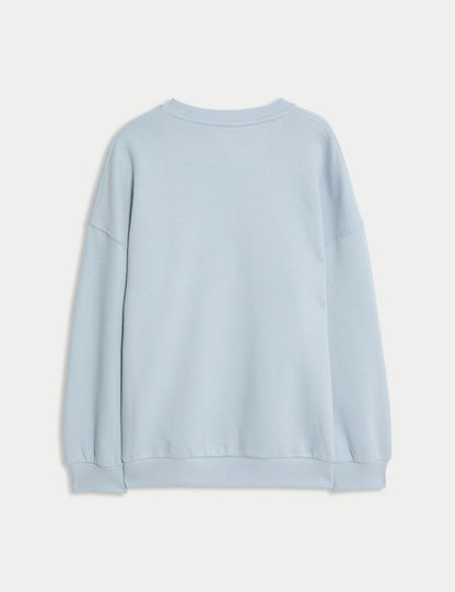 Pamuk Karışımlı Sweatshirt (6–16 Yaş)